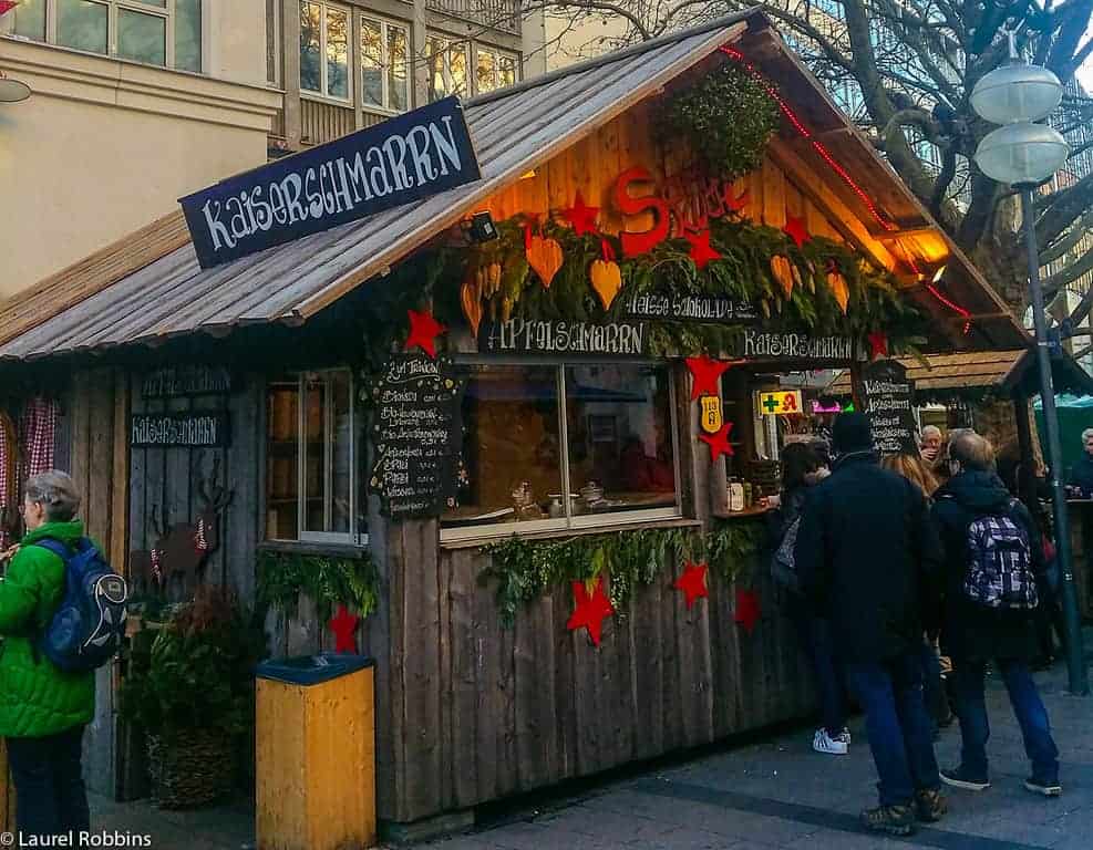 Kaiserschmarrn is a must-try at the Munich Christmas Market in Germany