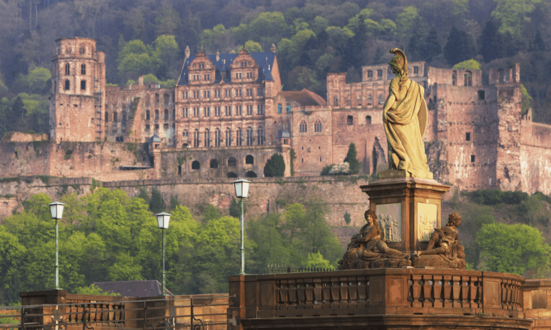 City view of Heidelberg Castle