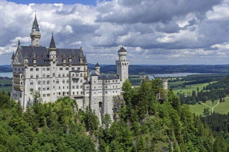 Germany's most famous castle Neuschwanstein designed by King Ludwig II